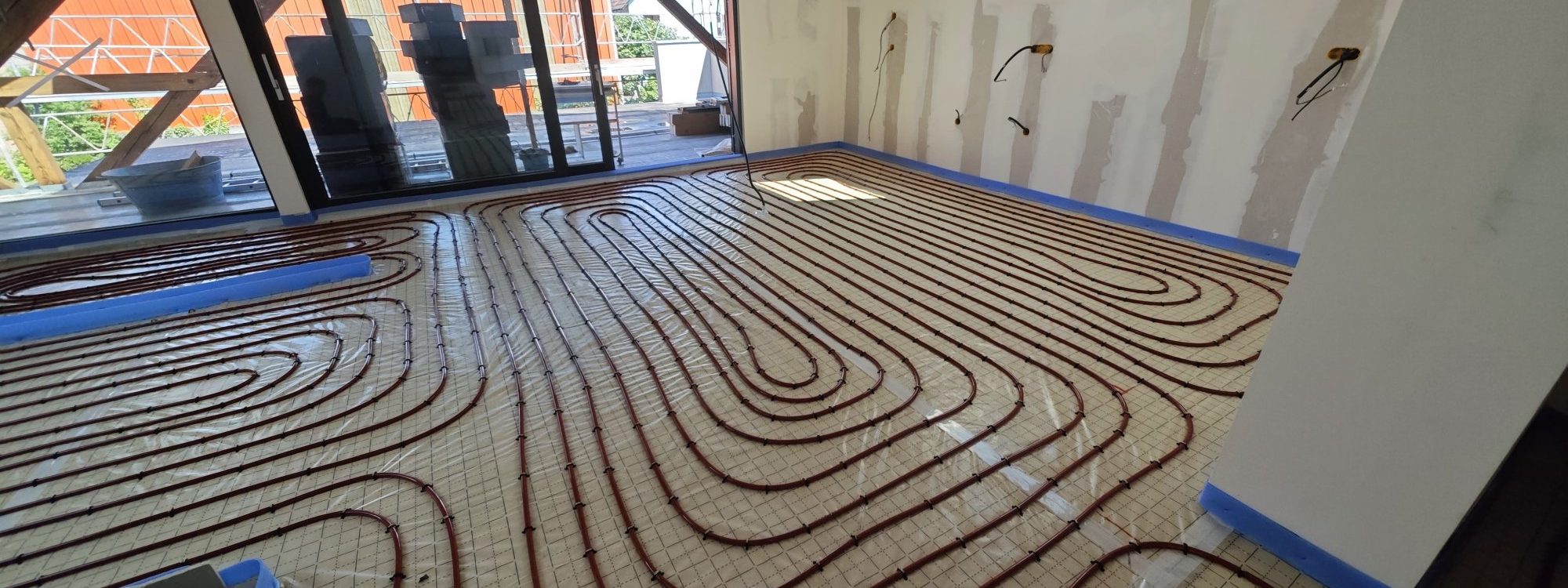 Installation d&rsquo;un plancher chauffant &agrave; Turckheim Pfastatt