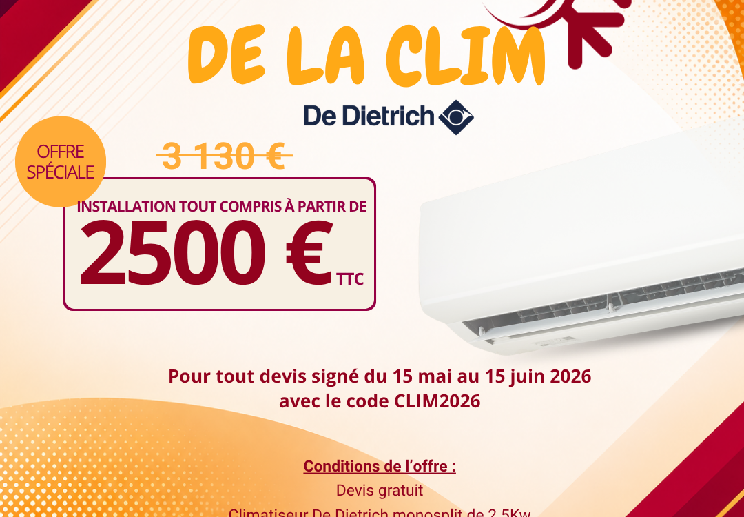 Le mois de la clim est lanc&eacute; chez JFA Maintenance Colmar